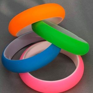 Neon bracelets
